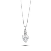 Halskette Ambrosia Dame DEA DI LUCE in Weißgold Zircone AGZ402